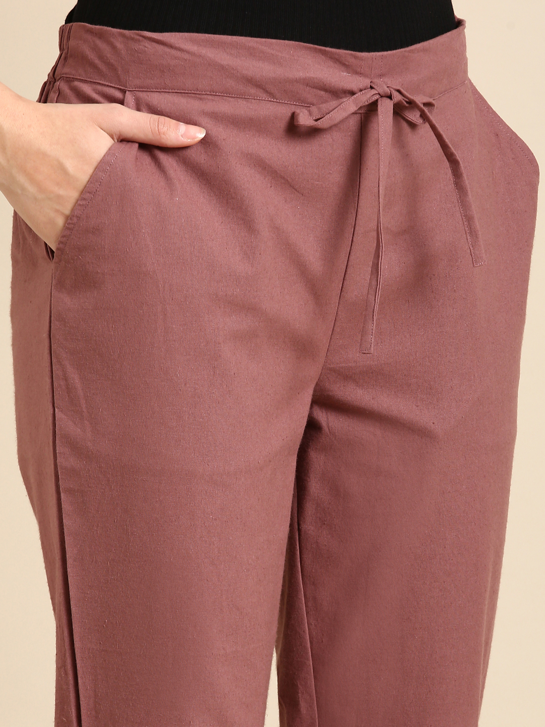 Rose Taupe Classic Pants