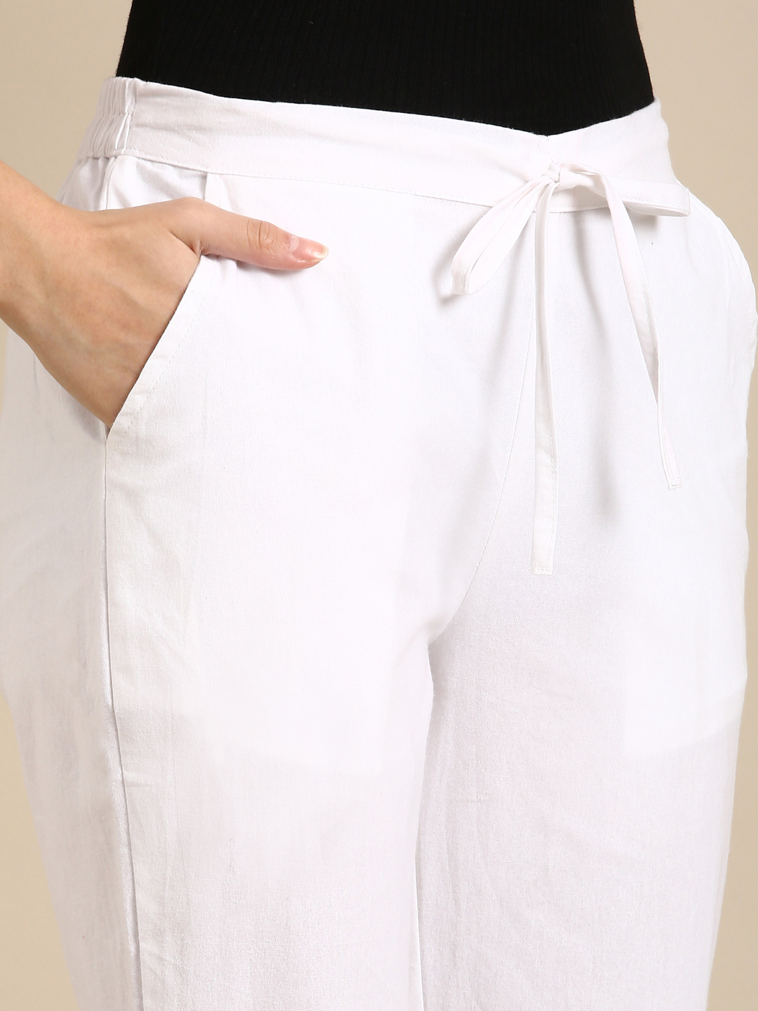 Kiran Wholesome White Pants