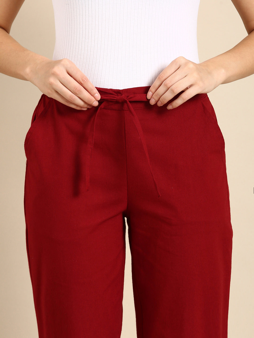 Marron Crochet Pants
