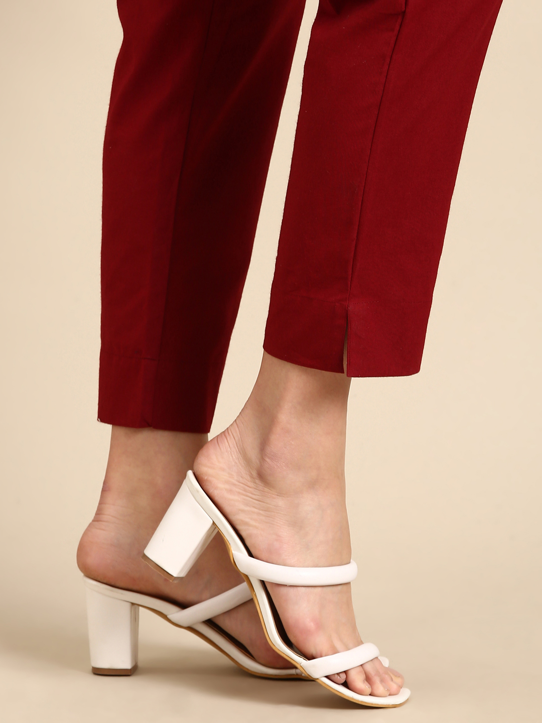 Maroon Classic Pants