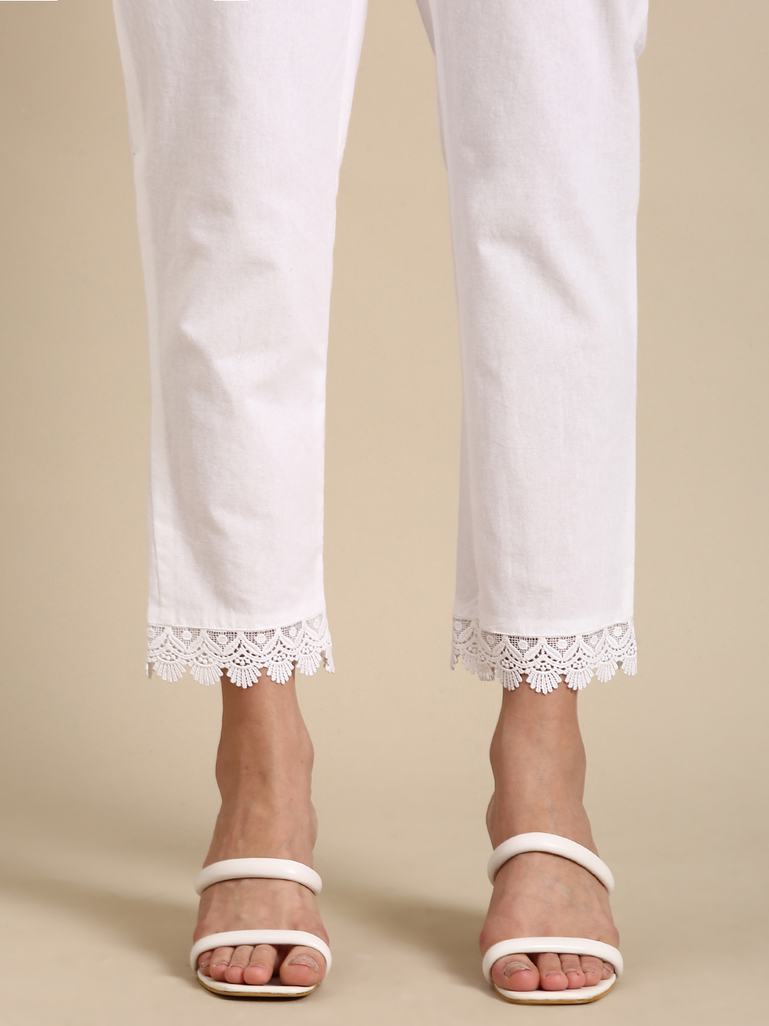 Shreya Wholesome White Pants