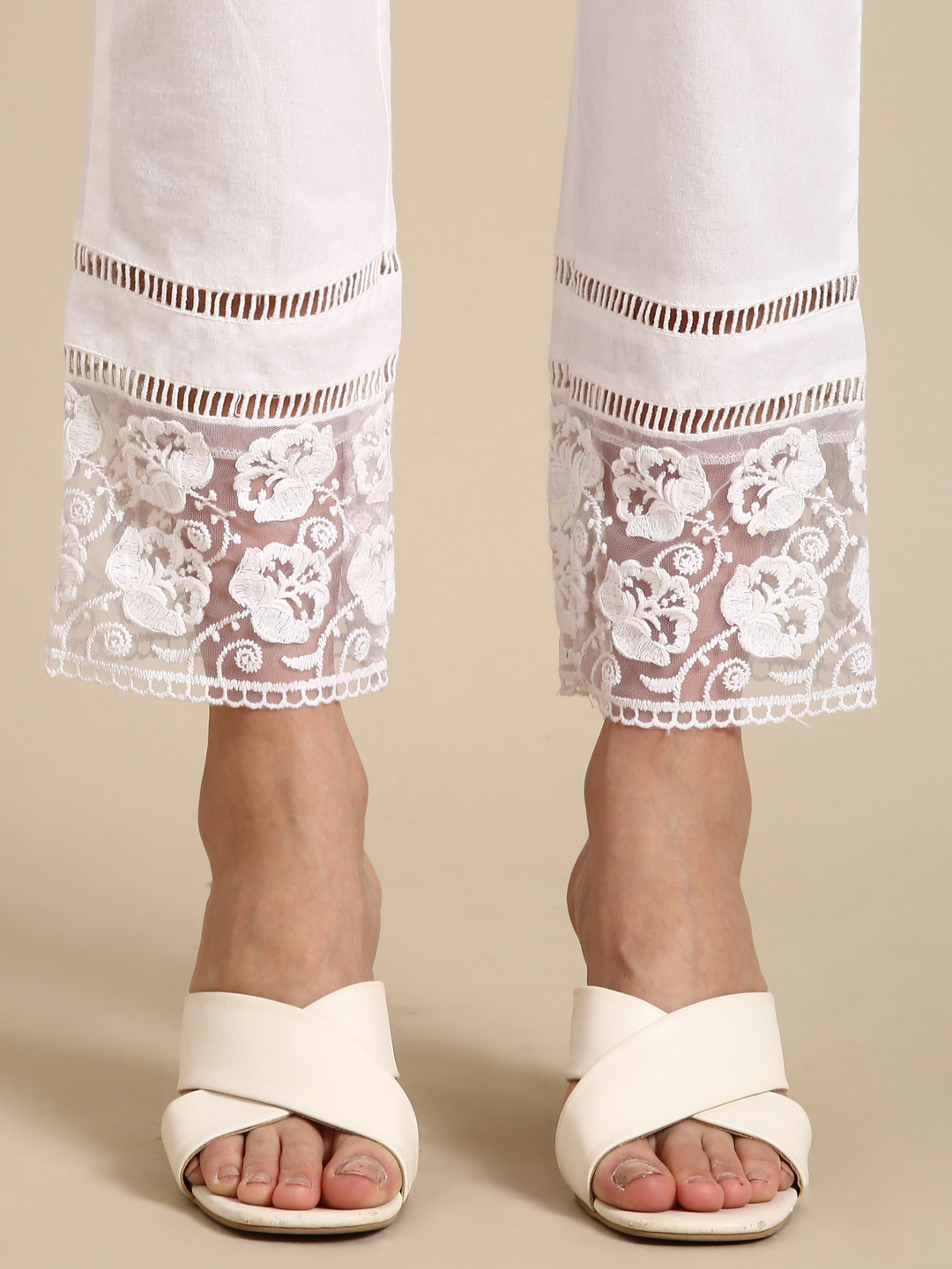 Kiran Wholesome White Pants