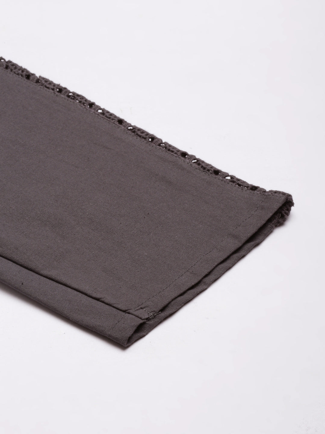 Dark Grey Side Chikan Pants