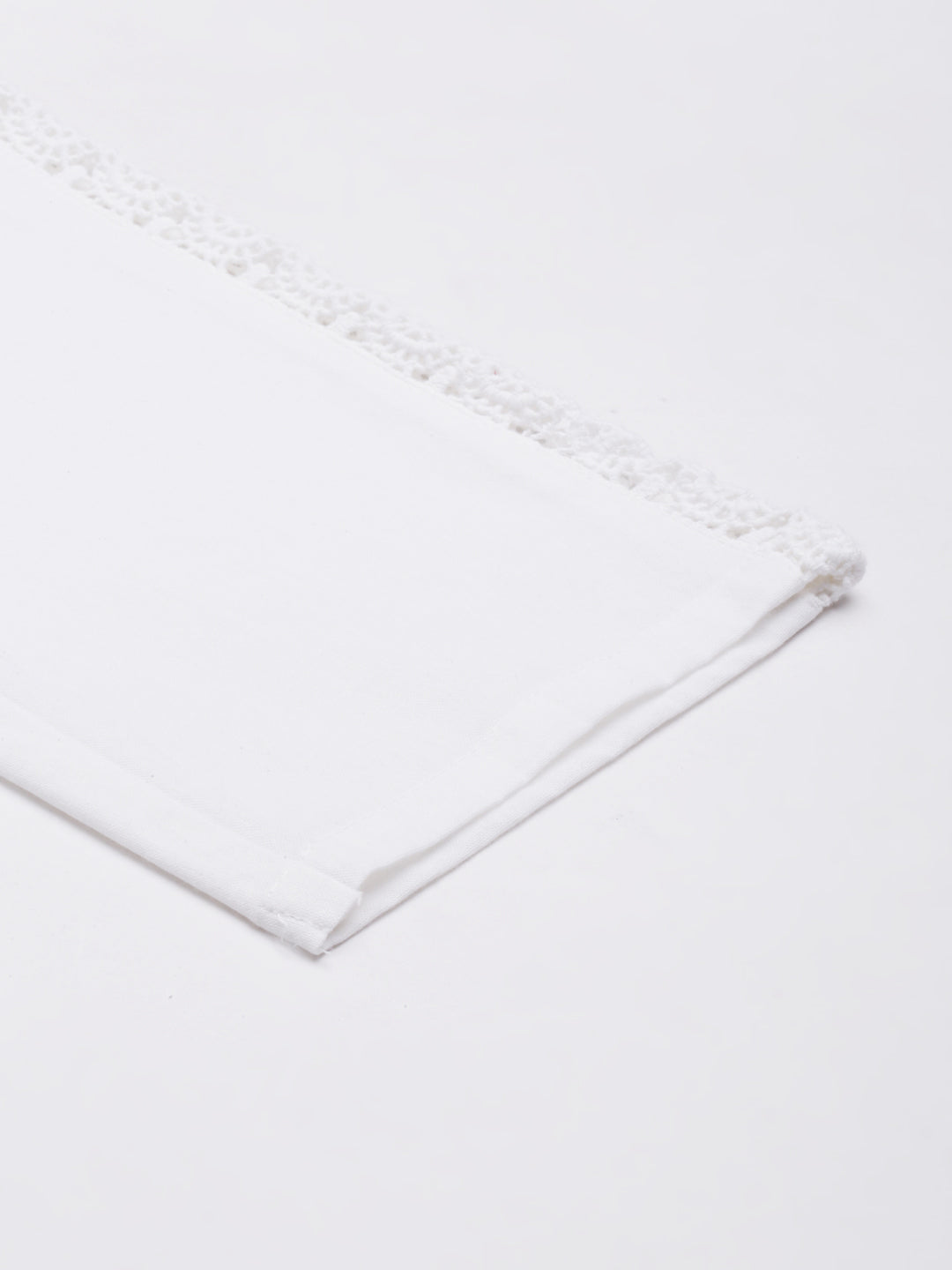 White Side Chikan Pants