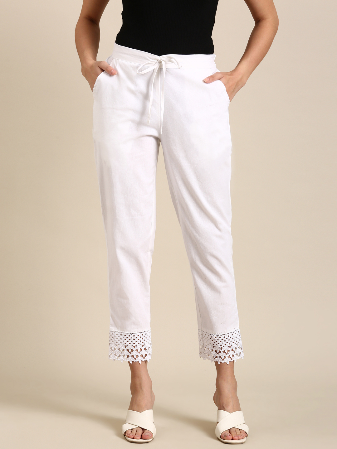Surbhi Wholesome White Pants