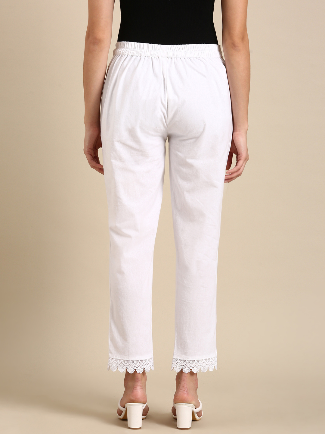 Shreya Wholesome White Pants