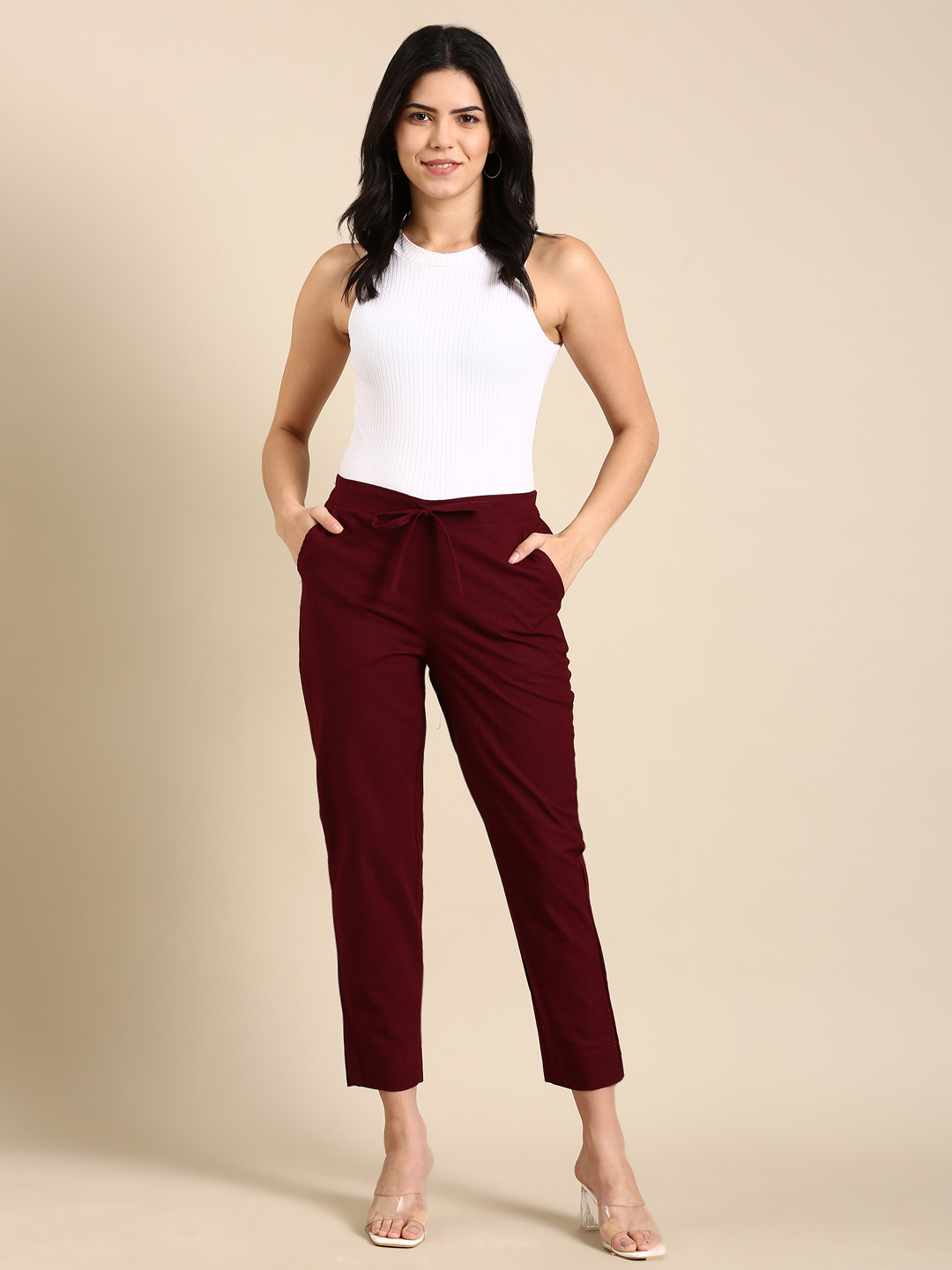 Wine Classic Pants