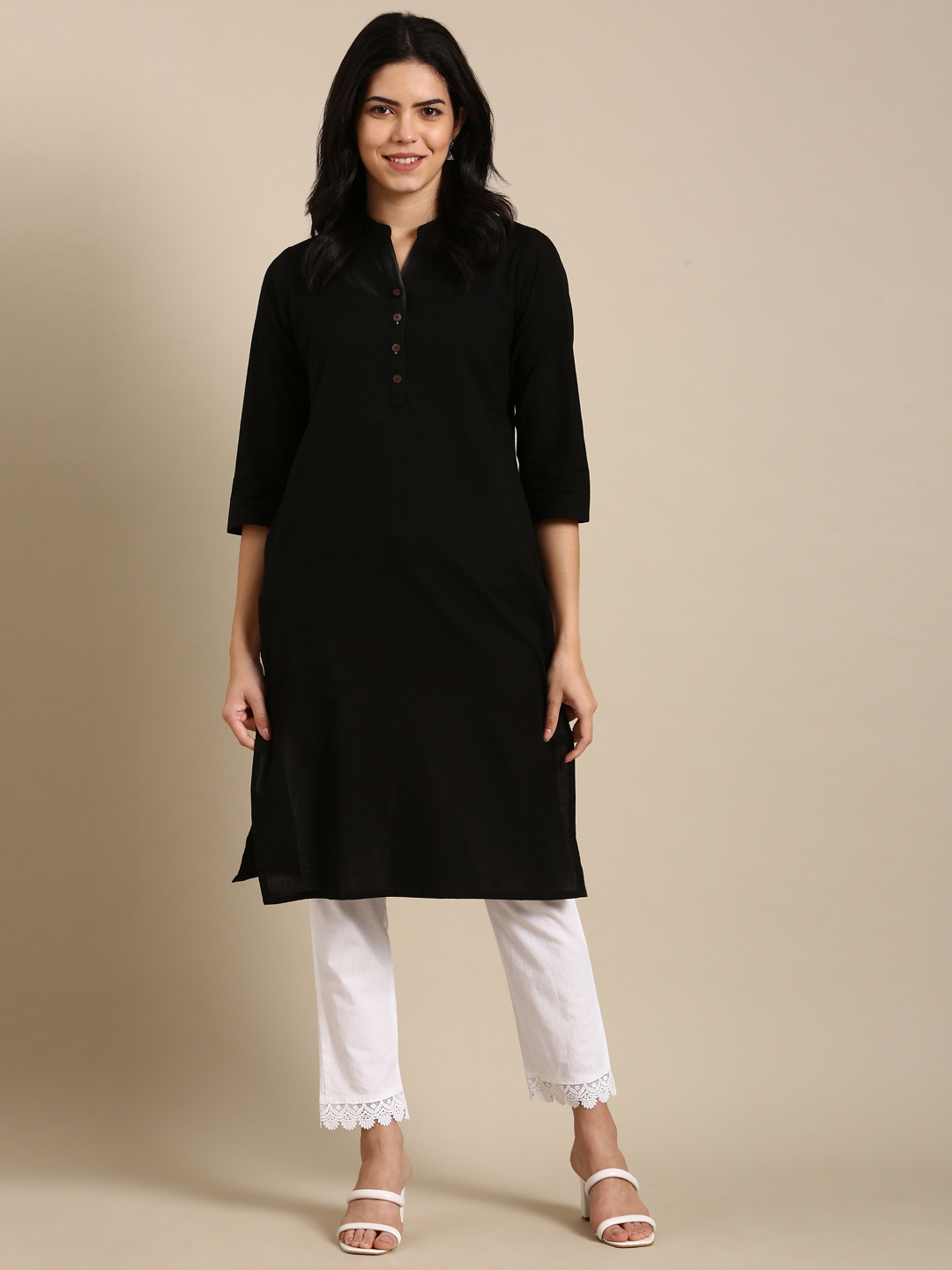 Shreya Wholesome White Pants