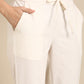 Off White Crochet Pants