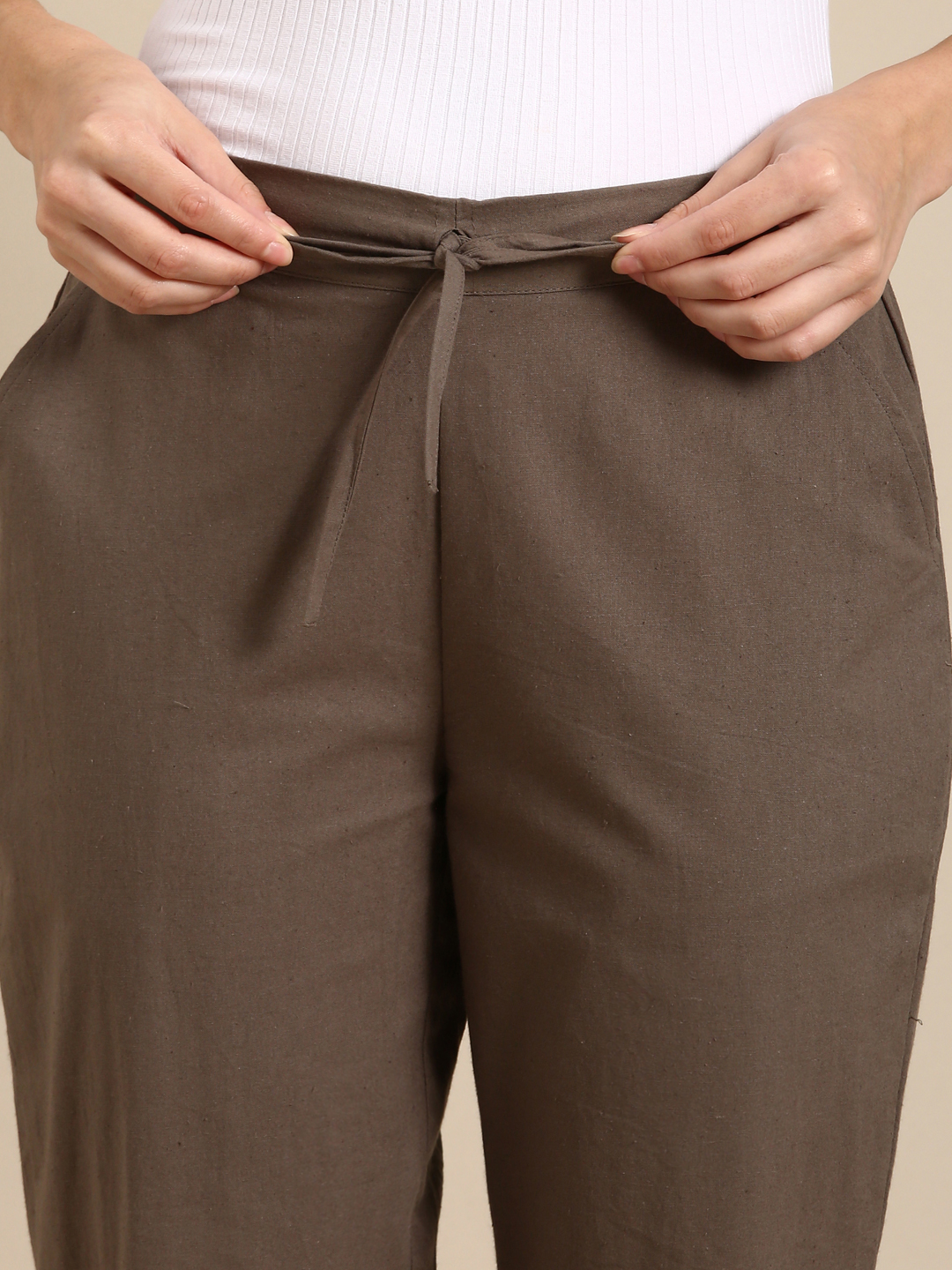 Off white Classic Pants