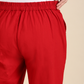 Red Classic Pants