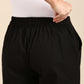 Black Side Chikan Pants
