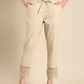 Beige Crochet Pants