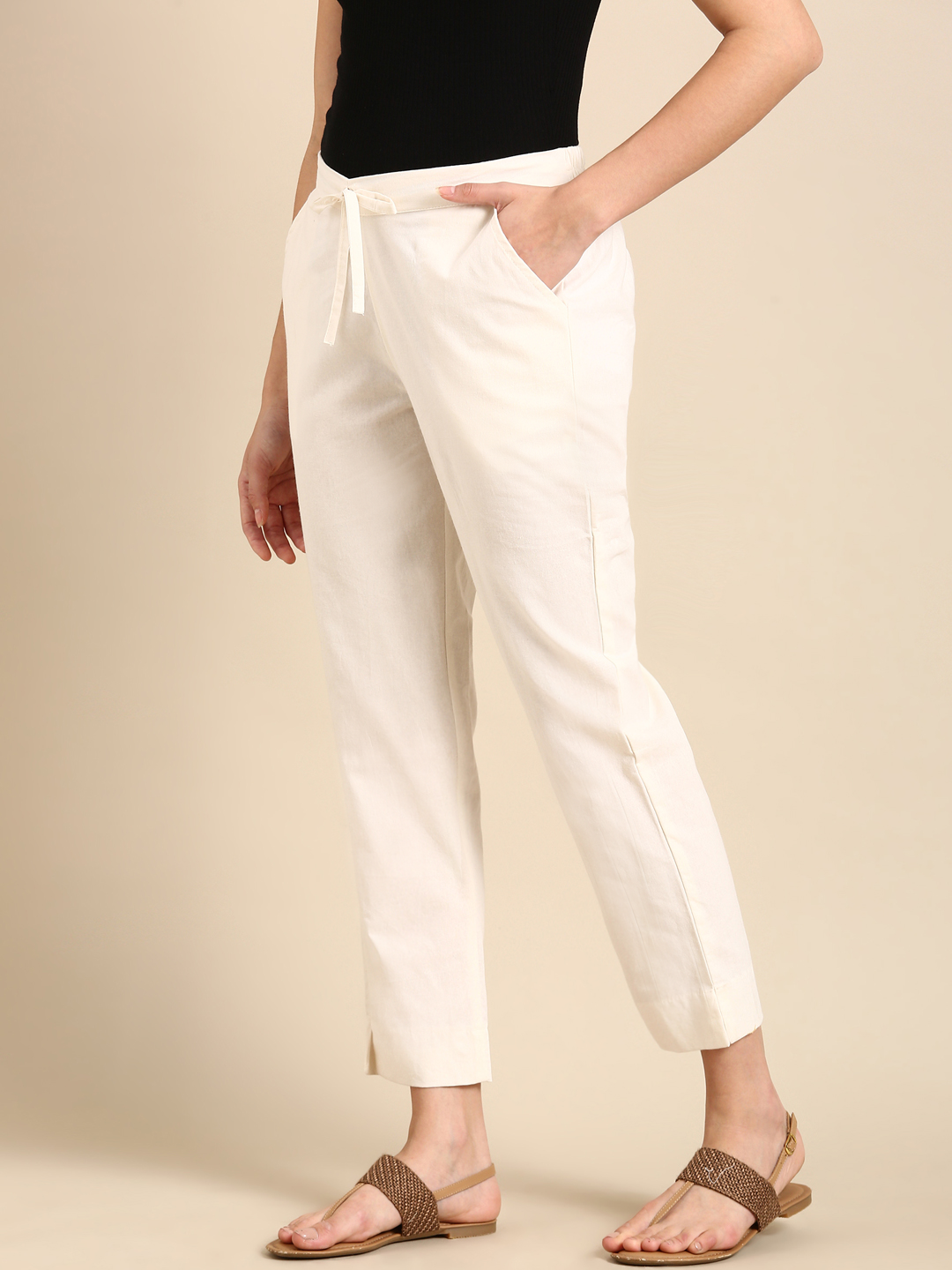 Off white Classic Pants
