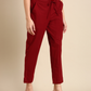 Maroon Classic Pants