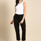 Black Side Chikan Pants