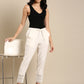 Off White Crochet Pants